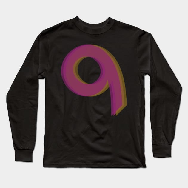 The Number 9 Long Sleeve T-Shirt by eden1472